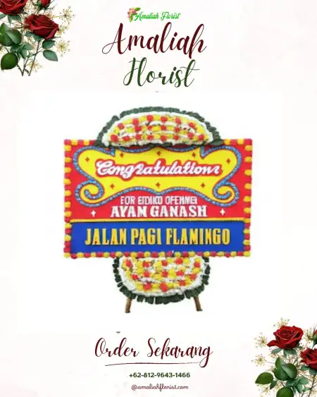 Sewa Papan Bunga Bualo