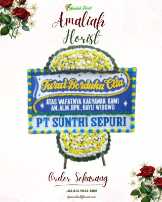 Papan Bunga Duka di Bualo